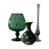 Vases / batch of 3 vases