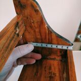 Vintage wooden wall shelf