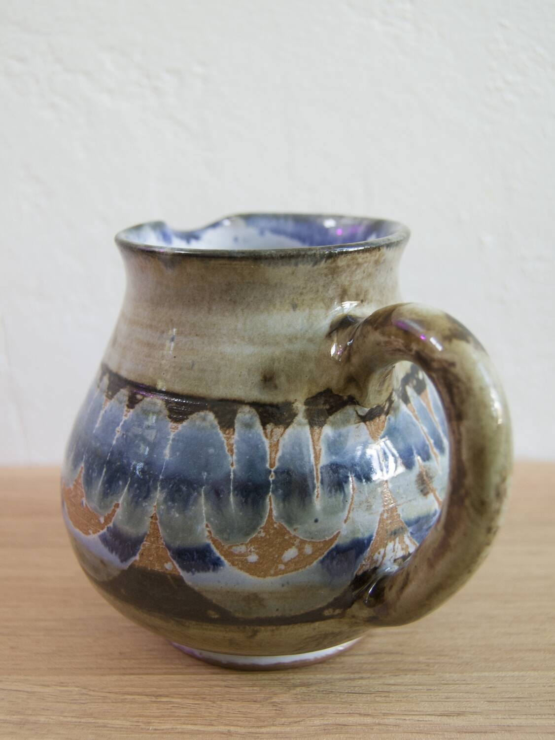 Roland Moreau Ceramic Pitcher – Tourrettes-sur-Loup, 1980s