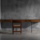 Modernist wall-mounted console, France, 1960s