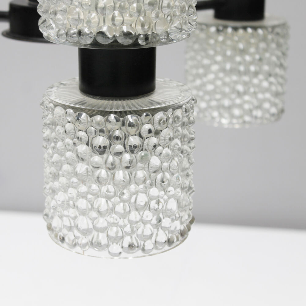 Six lights chandelier 'Zonnewende' by J.W. Bosman for Raak Amsterdam 1965