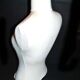 Buste mannequin vitrine vintage en mousse - Buste couturière déco