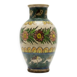 Vase en céramique émaillée,