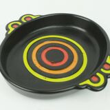 Colorful ceramic bowl side dish snack bowl herbolzheimer ceramic 1960s 70s wgp model no. 245-22