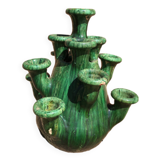Poterie de tamegroute en terre cuite émaillée