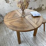 Maison Regain round elm table