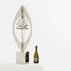 Jacques Charles Ogive Lamp for Maison Charles nickel-plated metal 1965
