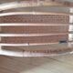 Rattan wall shelf