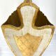 Porte revue vintage florentin blanc et or