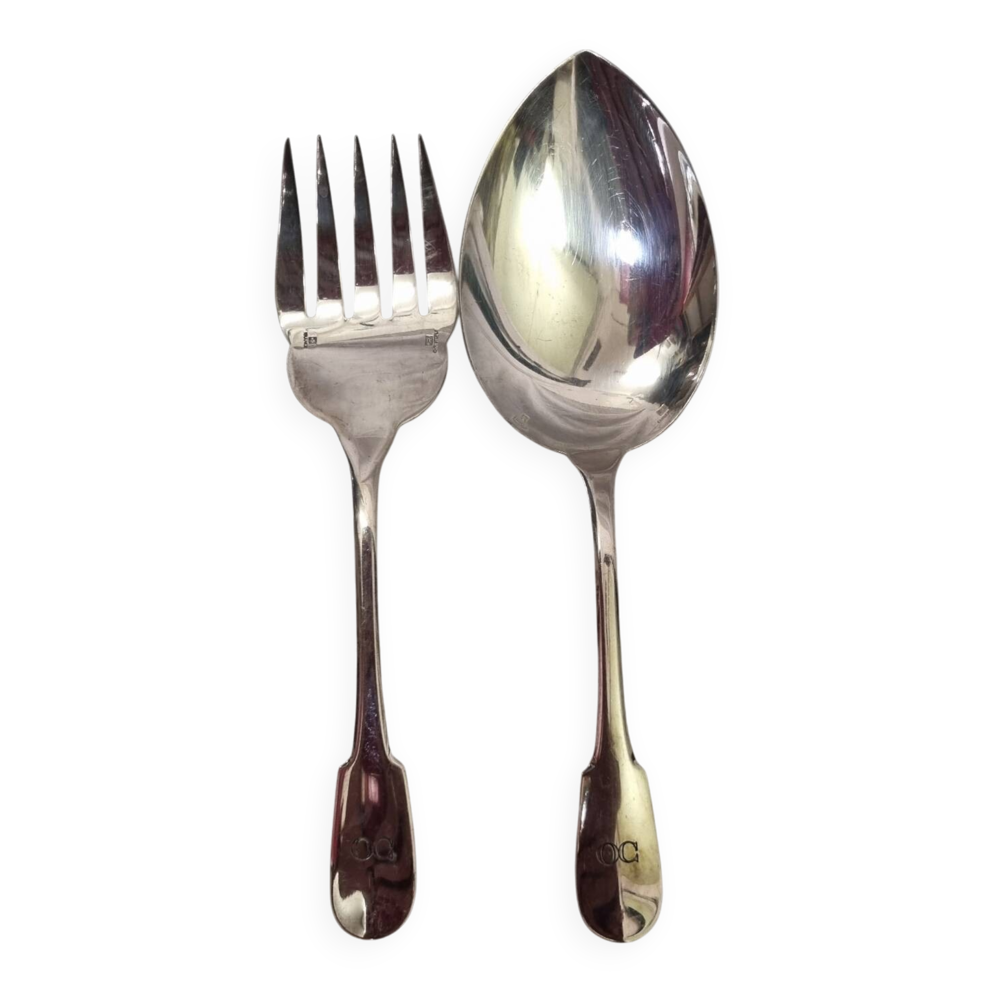 Christofle fish serving cutlery