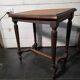 Louis XVI style piano stool in oak