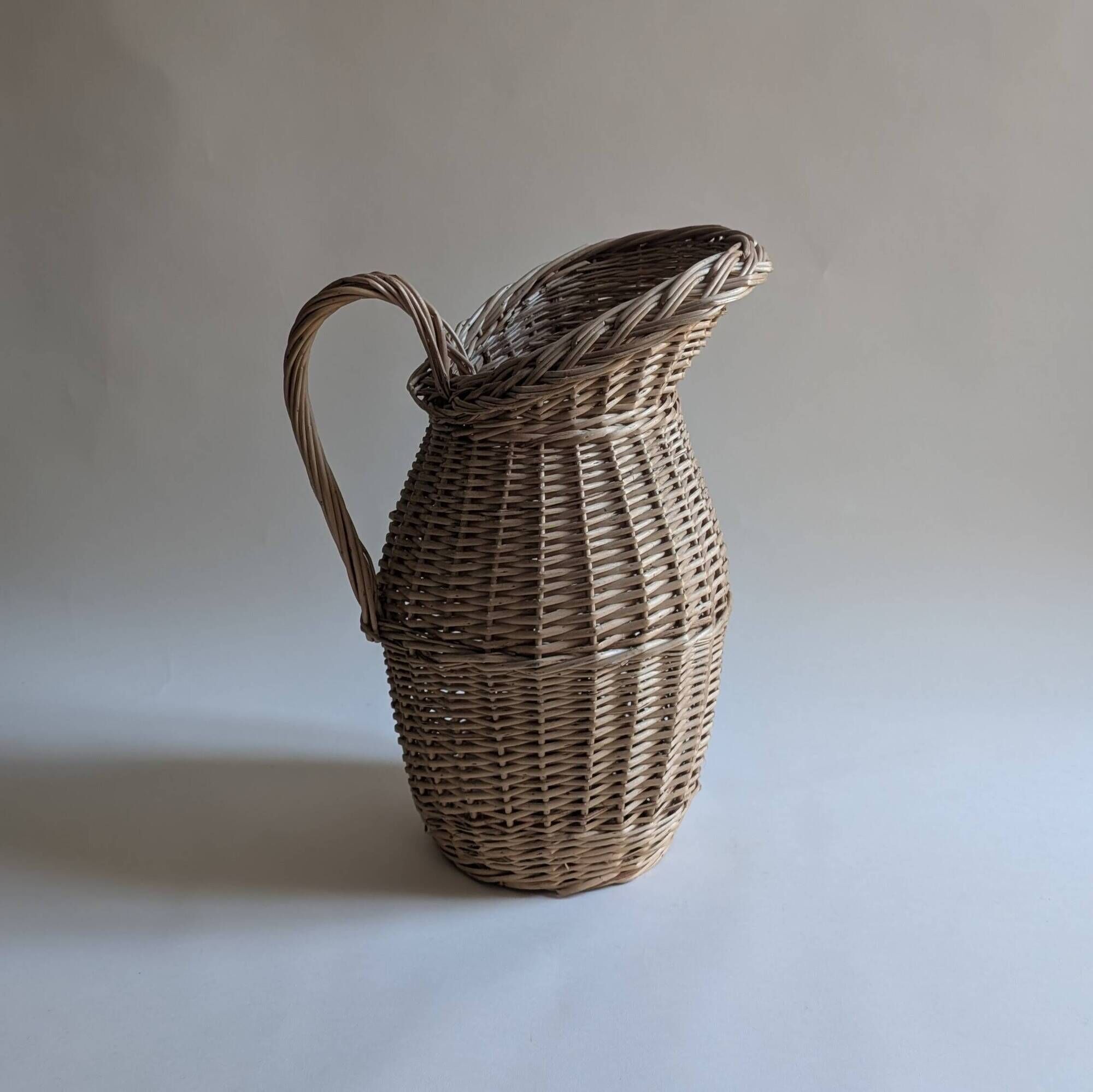 Large wicker jug