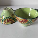 2 henriot quimper cups