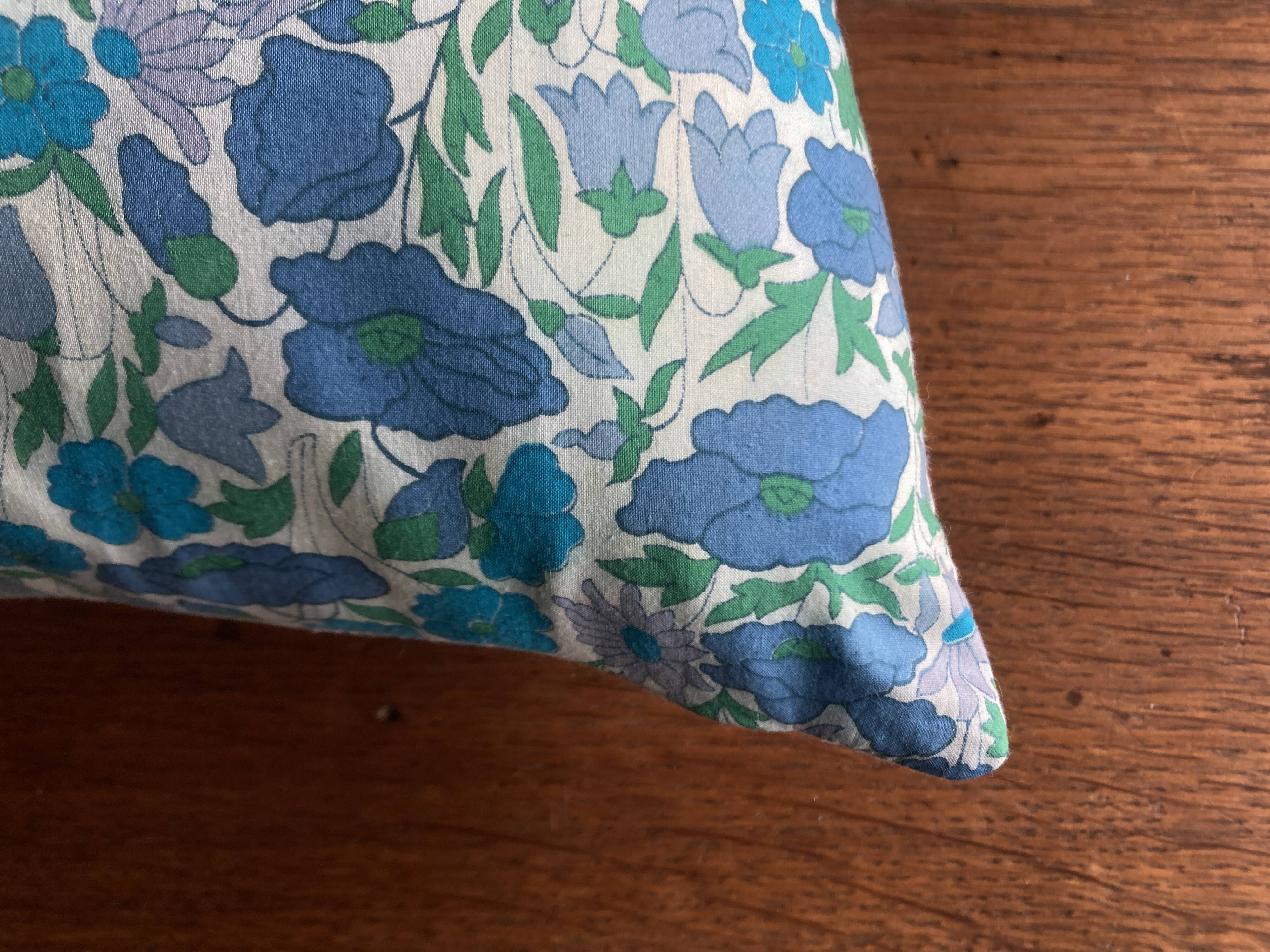 Cushion in genuine 1960 Liberty floral fabric.