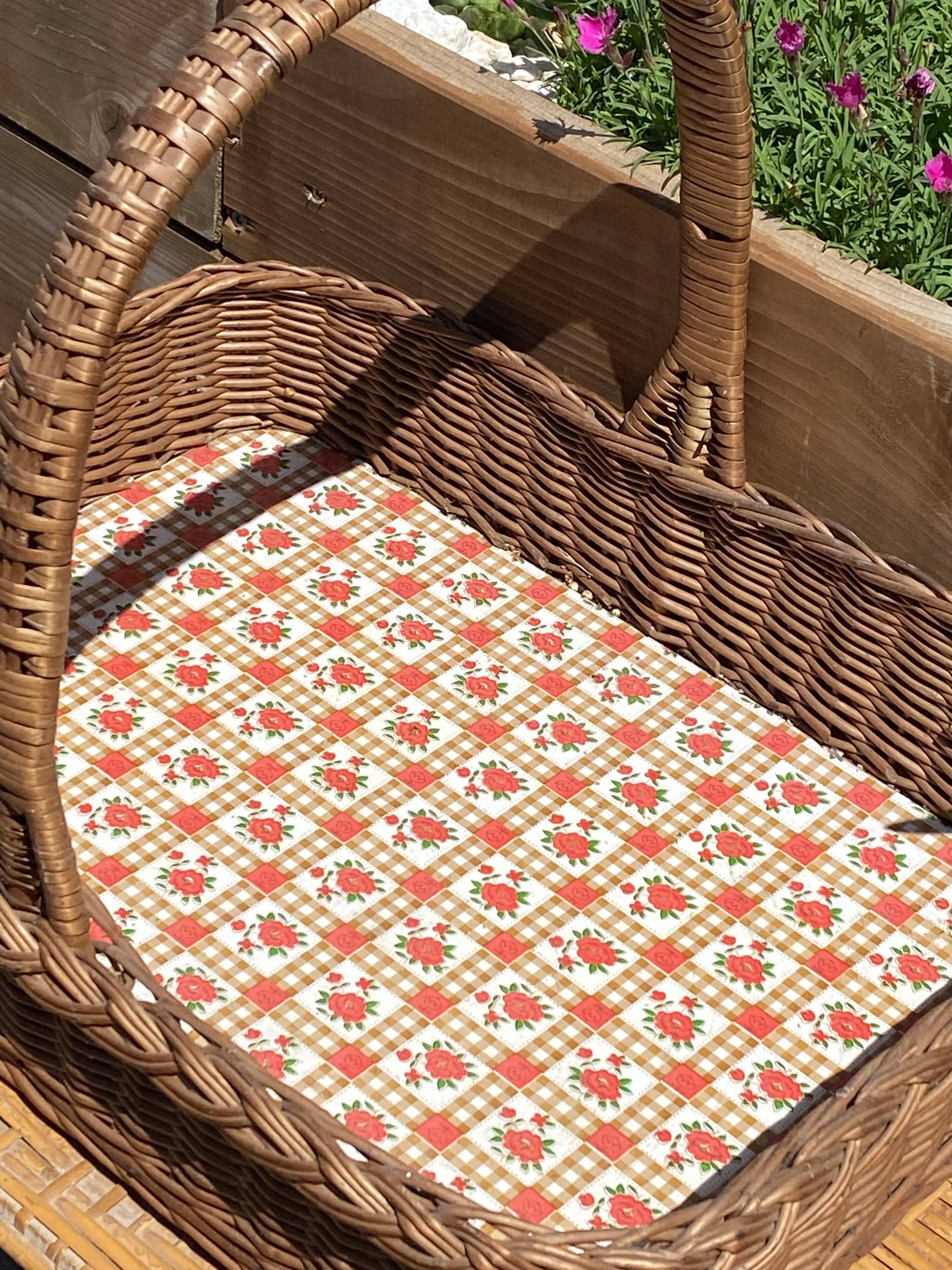 Rattan basket/tray