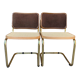 Marcel Breuer "1970 cesca" chairs set of 2