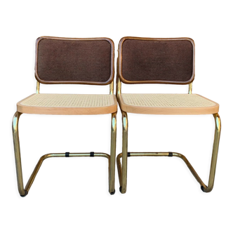 Marcel Breuer "1970 cesca" chairs set of 2
