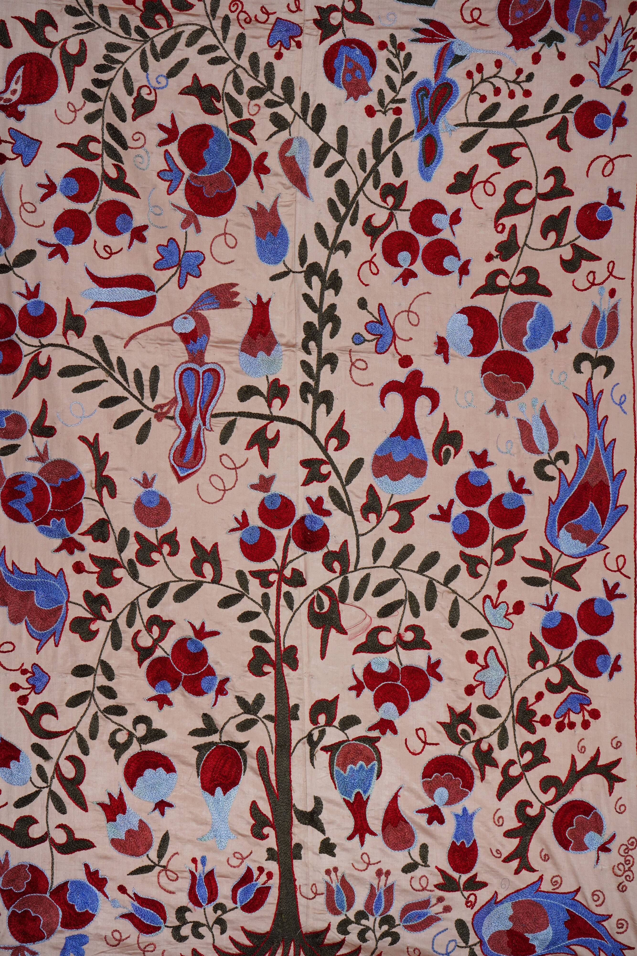 Hand-knotted rug, vintage Turkish rug 107x190 cm