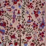 Hand-knotted rug, vintage Turkish rug 107x190 cm