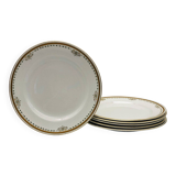 6 vintage flat plates, Keeling & Co Losol Ware Burslem.