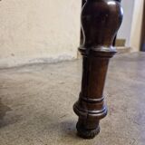 Chair known as a "chauffeuse" from the Napoléon III period, made of carved moulded wood.