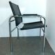Vintage chrome armchair Klinte Chair by Tord Bjorklund for Ikea 1980