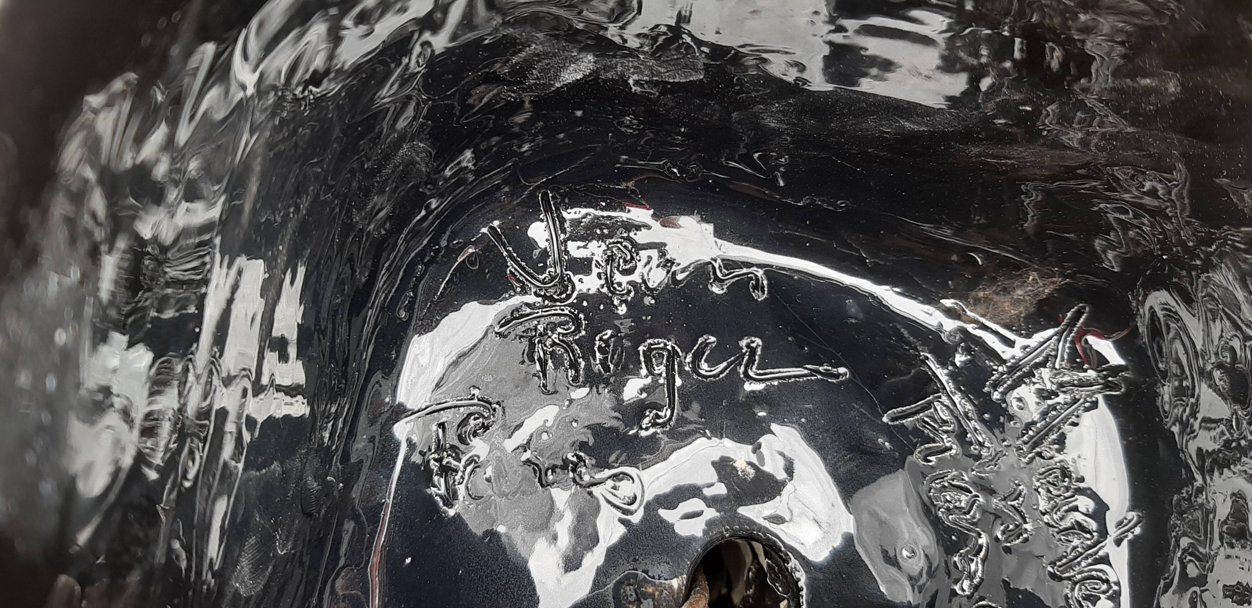 Ceramic lamp by Jean Roger France circa 1960