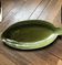 Large fish dish Sarreguemines green
