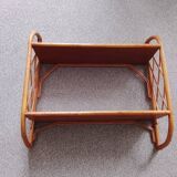 Wall rattan shelf