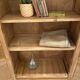 Bibliothèque en chêne - armoire vitrée