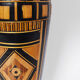 Straw marquetry lamp, 1920s.