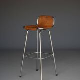 Dal Vera 'Les Arcs' barstools handpicked by Charlotte Perriand. Set of 4