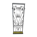 Wrought iron cloakroom coat rack
