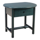 1980s wooden bedside table by Roberti Rattan