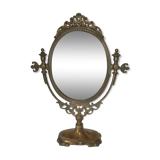 Old adjustable table mirror
