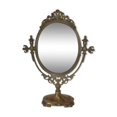 Old adjustable table mirror