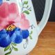 Vintage Ceramic Jug Hand-Painted, Flower Vase