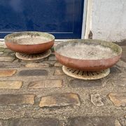 Set of 2 vintage planters Dominique Rabinet