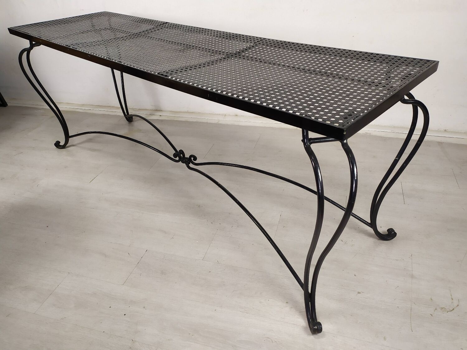 Table de jardin fer