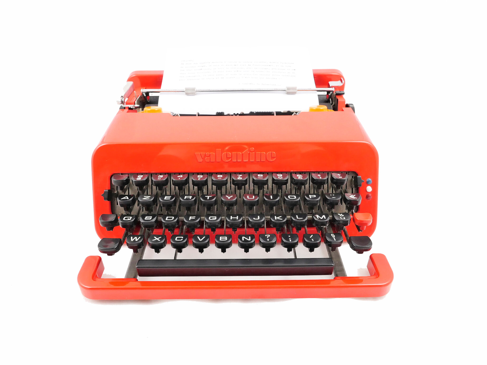 Olivetti valentine red typewriter