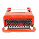Olivetti valentine red typewriter