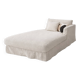 Méridienne Home Spirit Nomad 180cm, natural linen French manufacturing