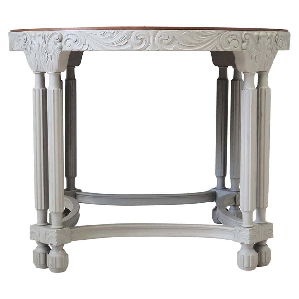 Table basse en chêne, design danois, années 40