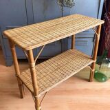 Rattan console