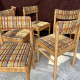 Table + 6 chaises baumann vintage 1970
