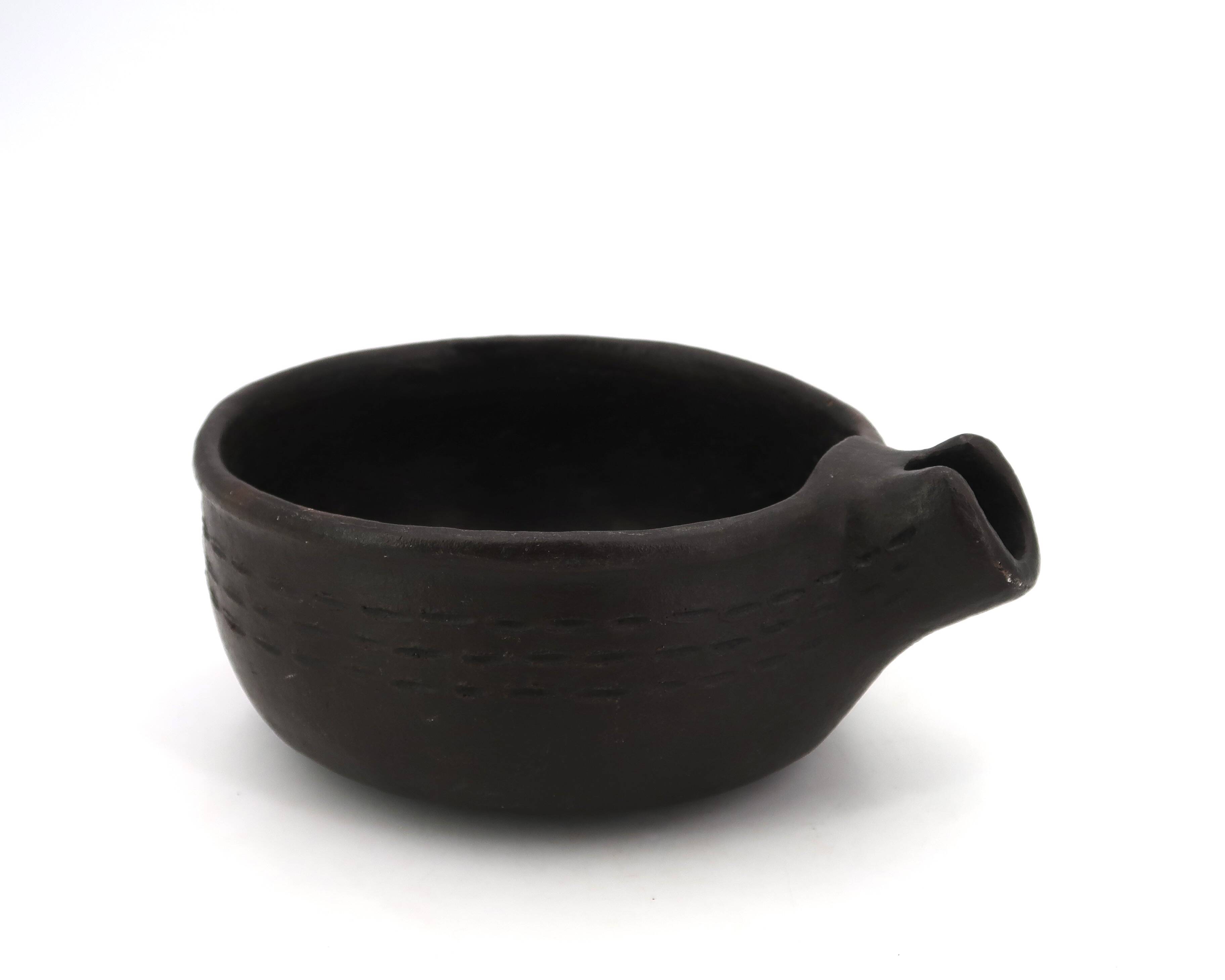 Black ceramic terracotta Aboriginal jug La Palma, Canary Islands