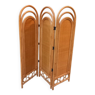 Paravent Rochebobois en rotin