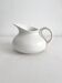 White chubby ironstone jug from Sarreguemines, late 19th century
