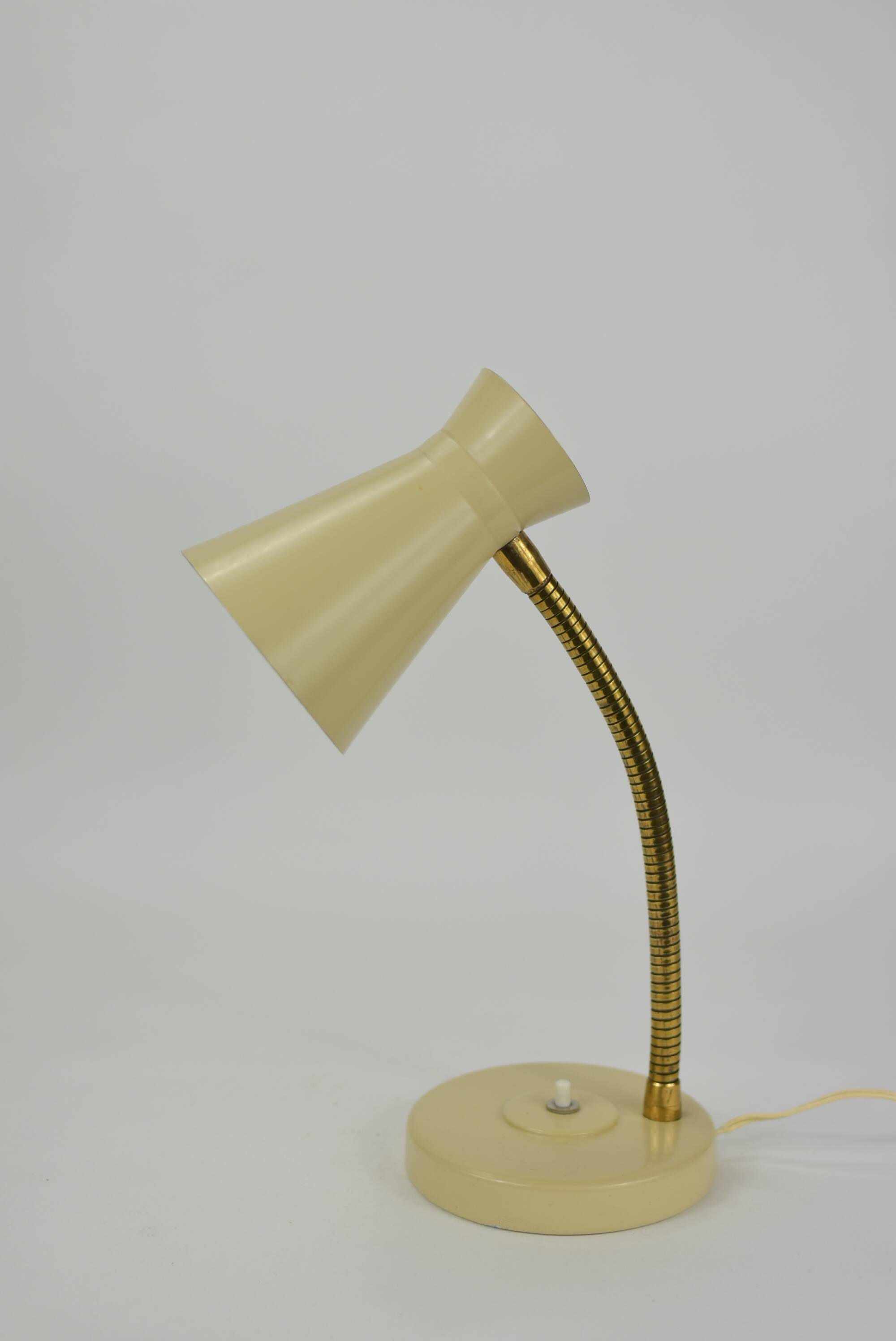 Vintage metal bedside lamp