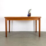 Danish teak meal table 60's with extension cords